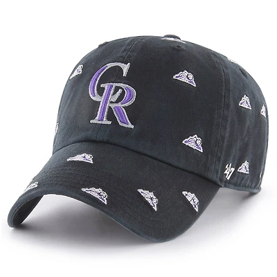 Casquette ajustable « Confetti Clean Up » noire Colorado Rockies 47 pour femme