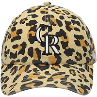 Women's '47 Colorado Rockies Tan Bagheera Cheetah Clean Up Adjustable Hat