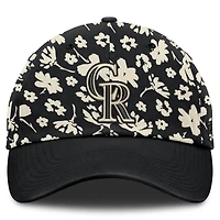 Chapeau ajustable Fanatics noir Colorado Rockies Blossom pour femme