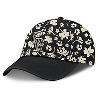 Chapeau ajustable Fanatics noir Colorado Rockies Blossom pour femme