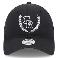 Casquette réglable New Era Colorado Rockies Leaves 9TWENTY pour femme