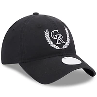 Casquette réglable New Era Colorado Rockies Leaves 9TWENTY pour femme