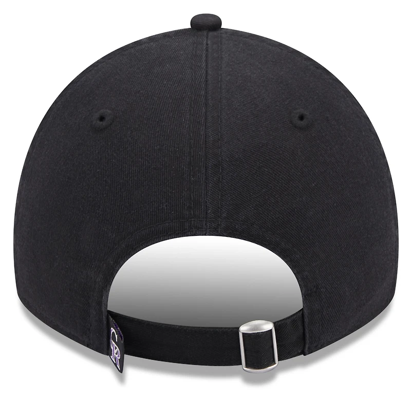 Casquette réglable New Era Colorado Rockies Leaves 9TWENTY pour femme