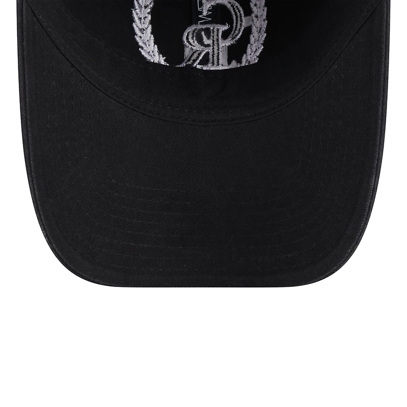 Casquette réglable New Era Colorado Rockies Leaves 9TWENTY pour femme