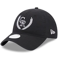 Casquette réglable New Era Colorado Rockies Leaves 9TWENTY pour femme