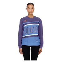Women's New Era  Light Blue/Blue Colorado Rockies City Connect Gameday Fleece Sweatshirt