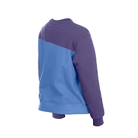 Sweat-shirt polaire New Era bleu clair/bleu Colorado Rockies City Connect Gameday pour femme