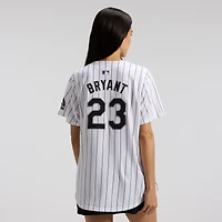 Maillot de joueur Nike Kris Bryant blanc Colorado Rockies Home Limited pour femme