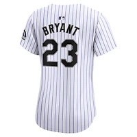 Maillot de joueur Nike Kris Bryant blanc Colorado Rockies Home Limited pour femme