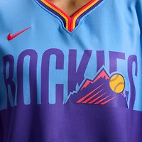 Women's Nike  Purple/Light Blue Colorado Rockies 2025 City Connect Limited Jersey