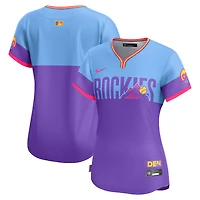 Women's Nike  Purple/Light Blue Colorado Rockies 2025 City Connect Limited Jersey