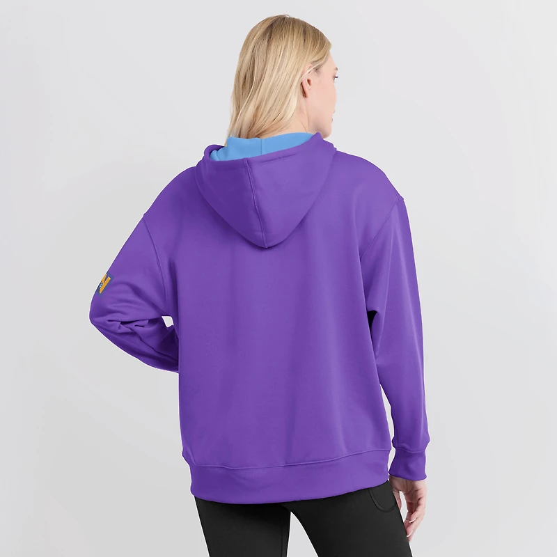 Sweat à capuche Nike violet Colorado Rockies 2025 City Connect Authentic Collection Therma pour femme