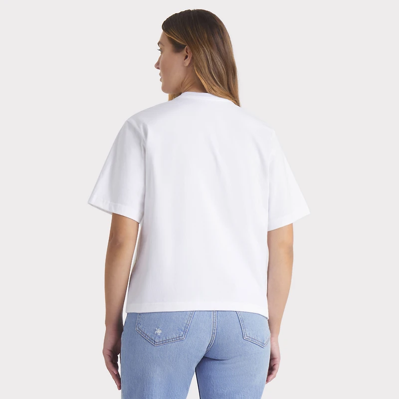 T-shirt Nike blanc pour femme avec logo City Connect des Colorado Rockies 2025