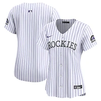 Maillot Nike Colorado Rockies Domicile Limited Blanc pour Femme