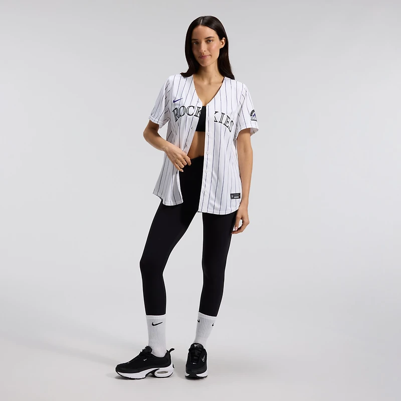 Women's Nike White Colorado Rockies Home Limited Jersey