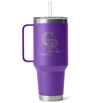 Tasse Rambler avec paille YETI Colorado Rockies Secondary (1,27 l)