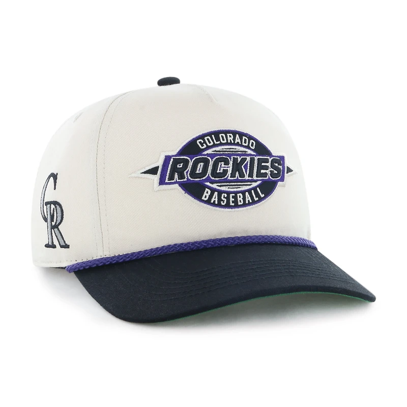 Casquette ajustable pour enfant « 47 Natural/Black Colorado Rockies Frame Out Hitch »