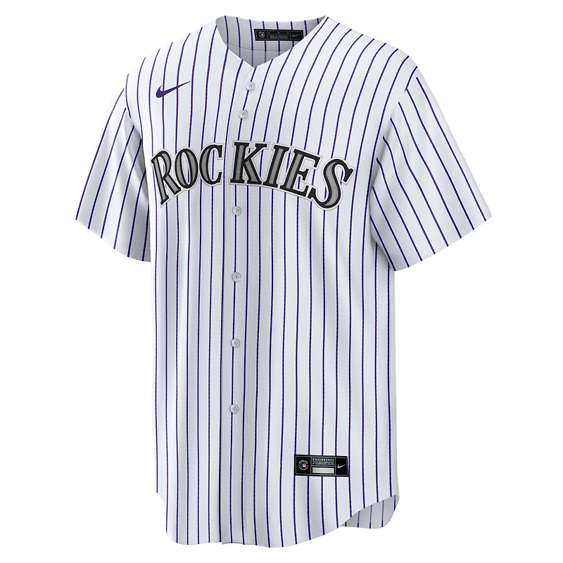 Youth Nike Brenton Doyle White Colorado Rockies Home Replica Jersey