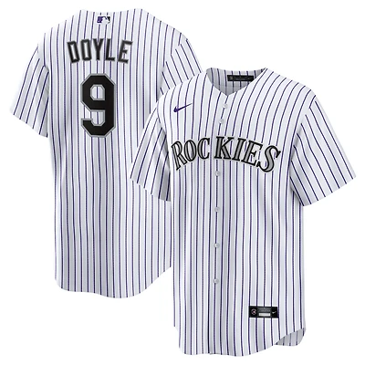 Maillot Nike Brenton Doyle blanc pour jeunes, réplique à domicile des Rockies du Colorado