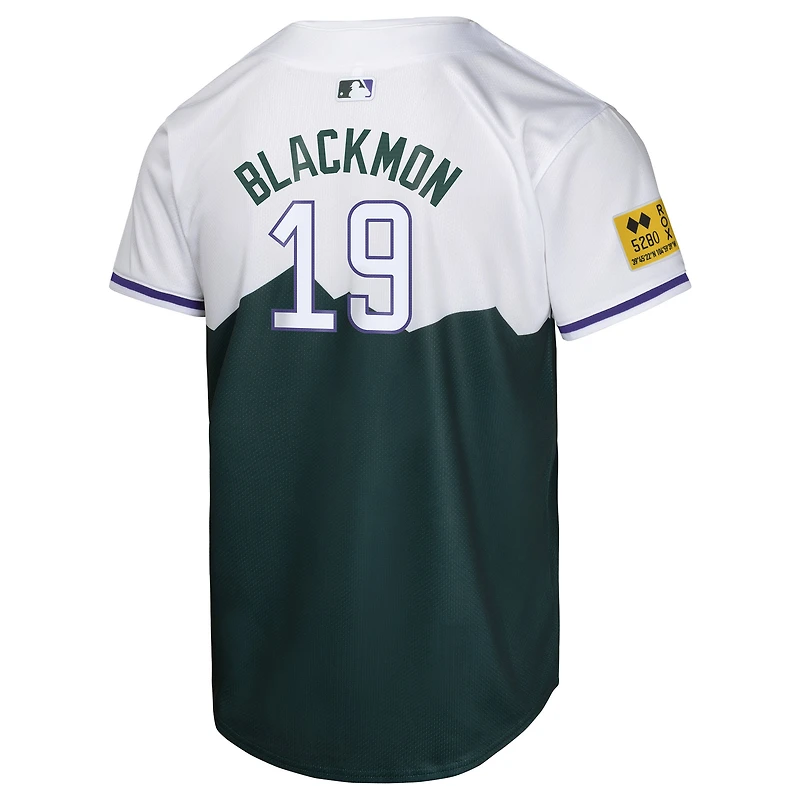 Youth Nike Charlie Blackmon Green Colorado Rockies City Connect Limited Player Jersey