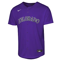 Maillot réplique alternatif violet Kris Bryant des Colorado Rockies pour jeunes de Nike