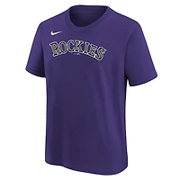T-shirt Nike Kris Bryant violet Colorado Rockies pour enfant