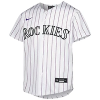 Maillot de joueur réplique alternatif des Colorado Rockies Nike Kris Bryant blanc pour jeune