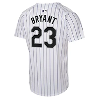 Maillot de joueur match à domicile Nike Kris Bryant pour jeunes des Rockies du Colorado, blanc