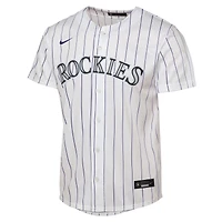 Maillot de joueur Nike Kris Bryant blanc pour jeunes Colorado Rockies Home Replica 2.0