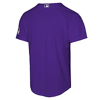 Maillot de stade Nike violet pour jeunes des Colorado Rockies Alternate 2