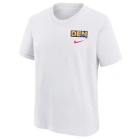 T-shirt Nike blanc City Connect 2025 des Rockies du Colorado pour jeunes