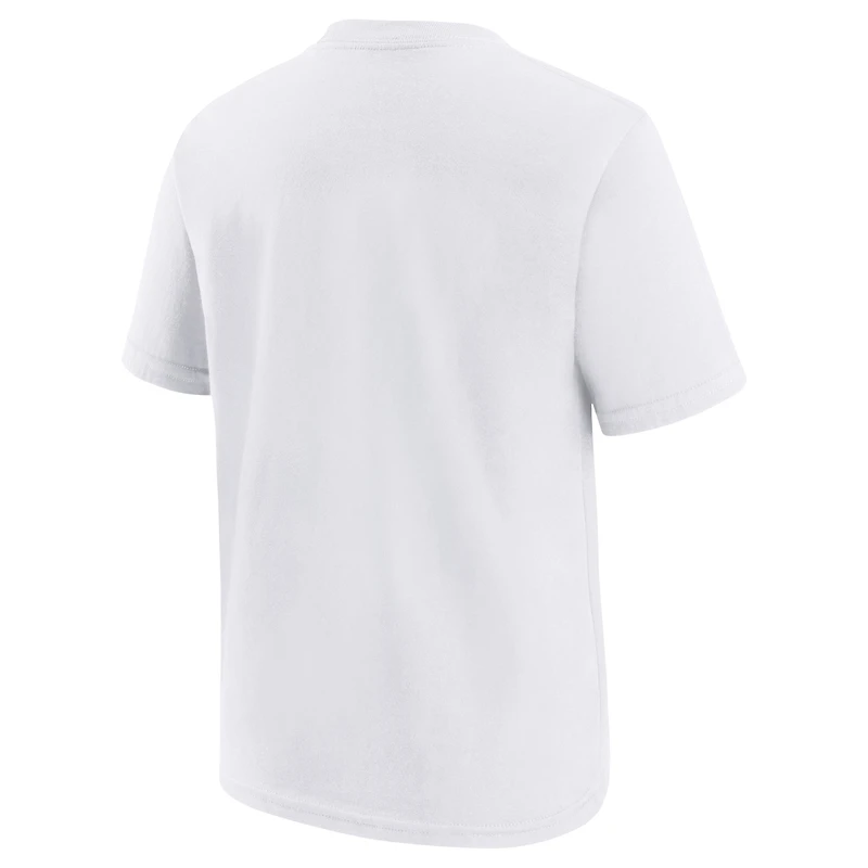 T-shirt Nike blanc pour jeune Colorado Rockies 2025 City Connect avec logo