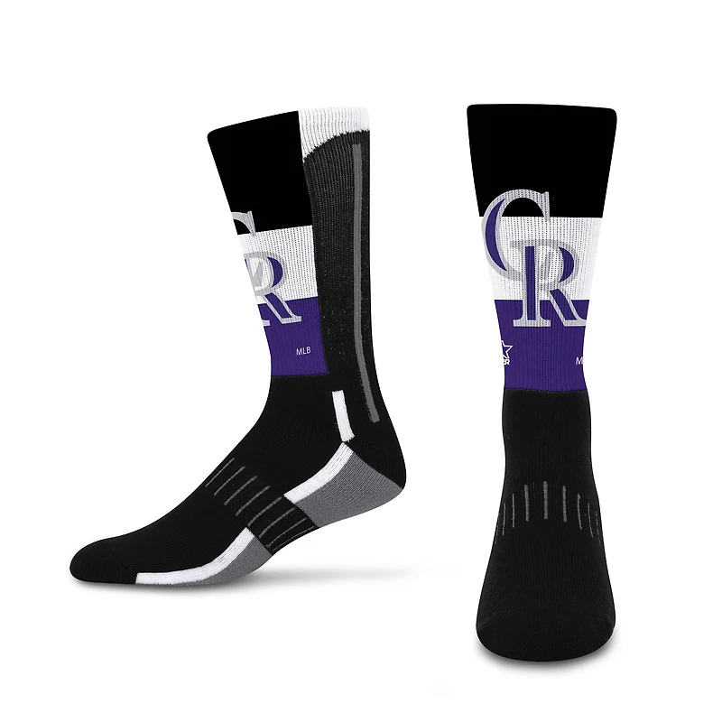 Youth Starter Black Colorado Rockies Phenom Neo Streak Socks