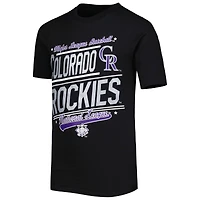 Youth Stitches Black/White Colorado Rockies Combo T-Shirt Set