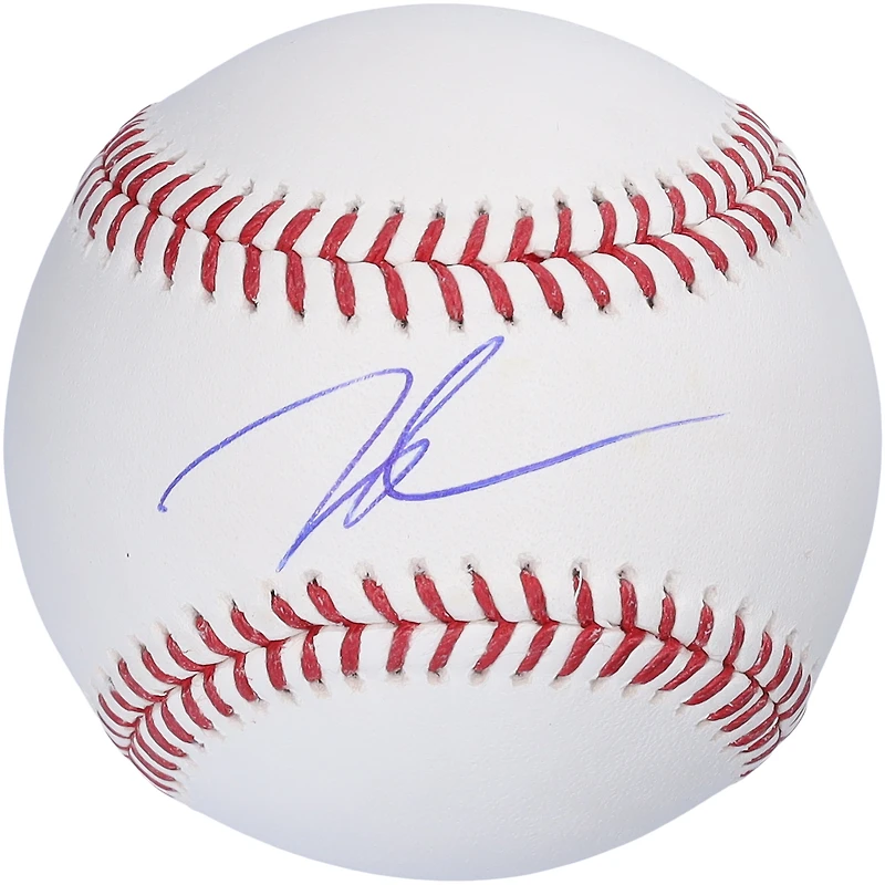 Logo autographié par Zac Veen des Colorado Rockies pour le match Futures 2022