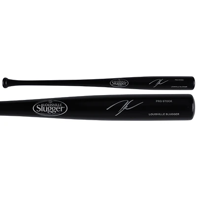 Batte générique Louisville Slugger noire autographiée par Zac Veen des Colorado Rockies