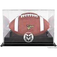 Vitrine de football à base noire des Rams de l'État du Colorado