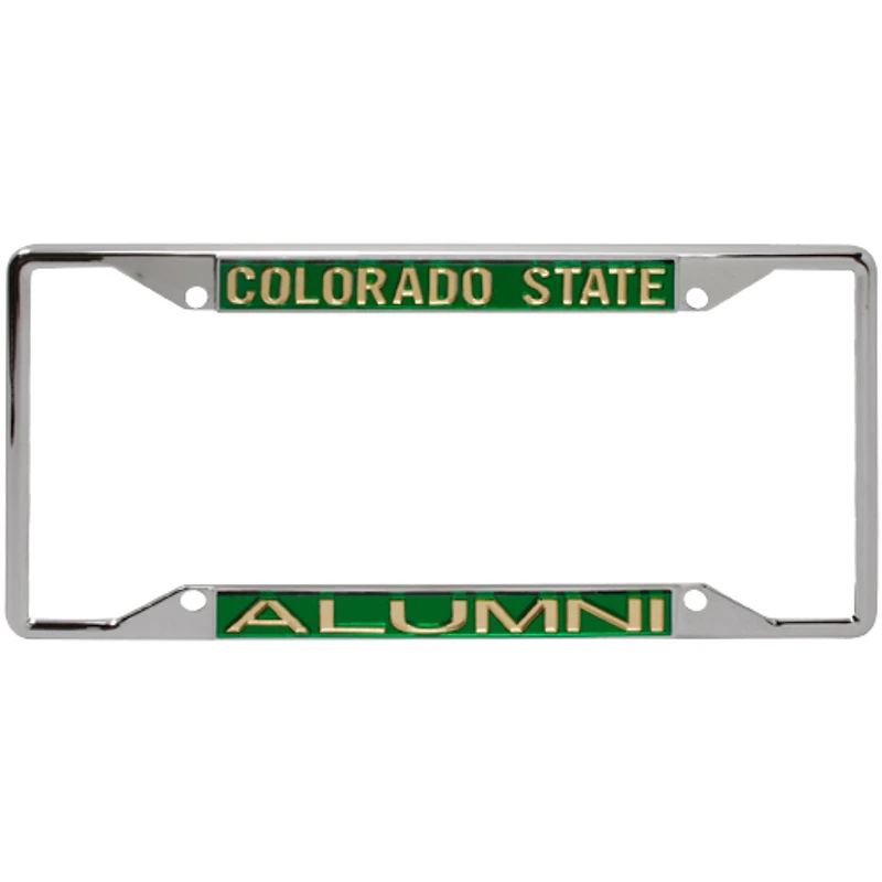 Cadre de plaque d'immatriculation chromé Colorado State Rams