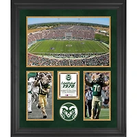 Collage encadré 20" x 24" des Colorado State Rams, Sonny Lubick Field, 3e ouverture