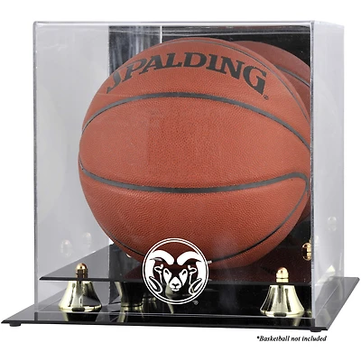 Vitrine pour ballon de basket-ball Colorado State Rams Golden Classic avec fond miroir