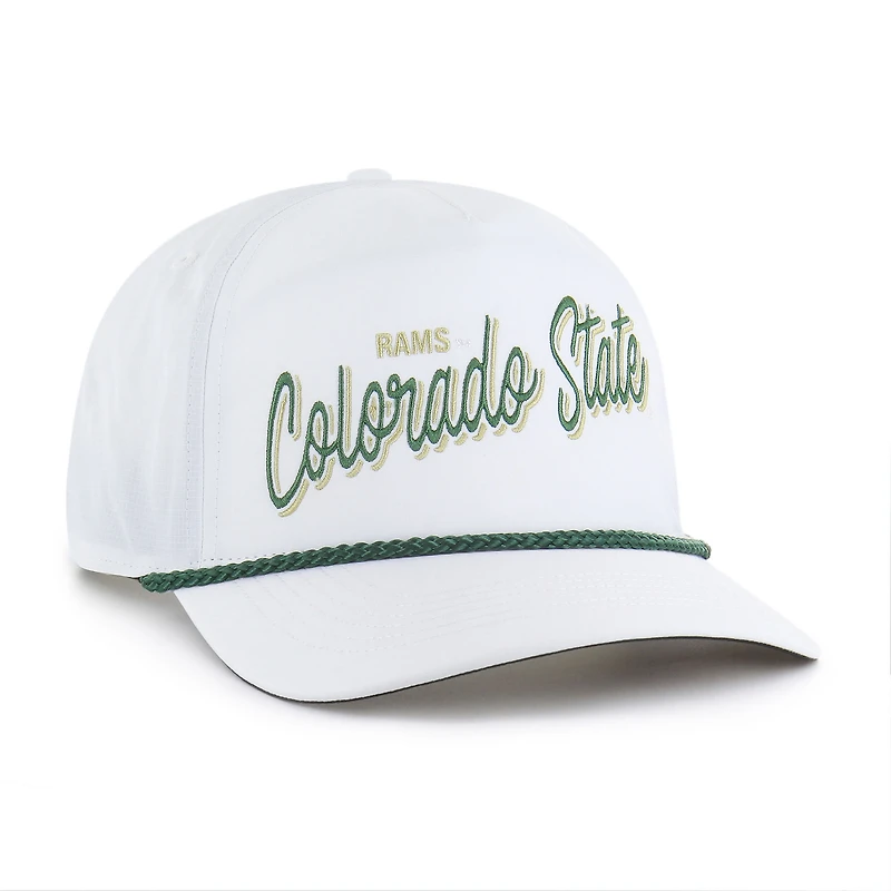 Men's '47  White Colorado State Rams Fairway Hitch Adjustable Hat