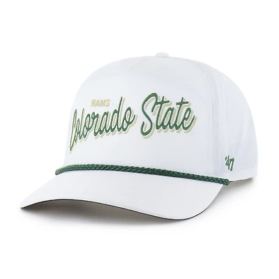 Men's '47  White Colorado State Rams Fairway Hitch Adjustable Hat