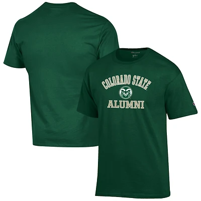 Men's Champion  Green Colorado State Rams Alumni Logo T-Shirt