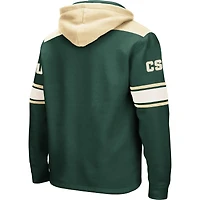 Sweat à capuche lacets Colosseum Green Colorado State Rams 2.0 pour hommes