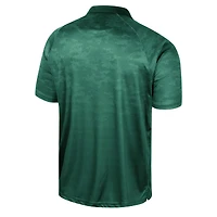 Polo à manches raglan en nid d'abeille Colorado State Rams Colosseum Green pour homme