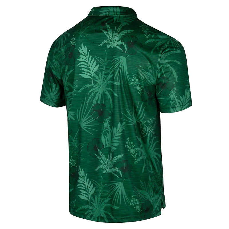 Men's Colosseum Green Colorado State Rams Palms Polo