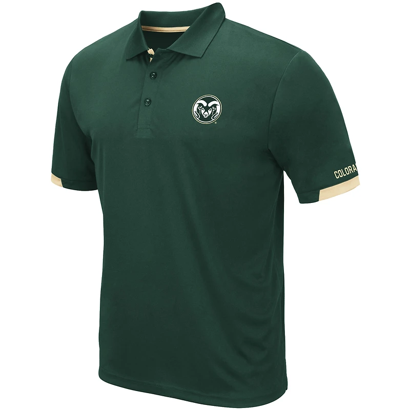 Polo léger Santry Colorado State Rams Colosseum Green pour homme