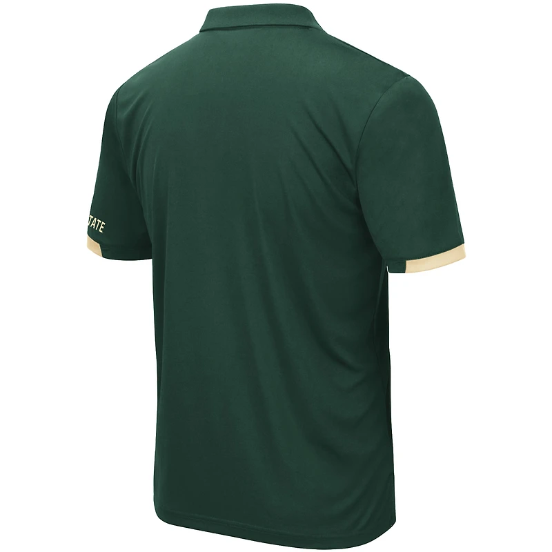 Polo léger Santry Colorado State Rams Colosseum Green pour homme