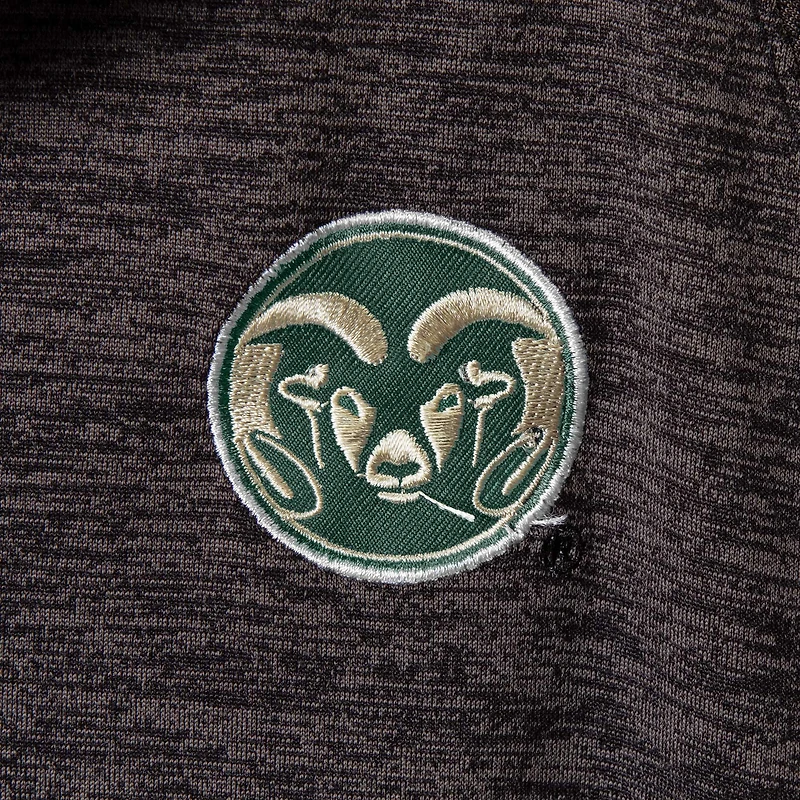 Polo colosseum noir chiné Colorado State Rams pour homme