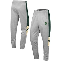 Men's Colosseum Heathered Gray/Green Colorado State Rams Bushwood Pants